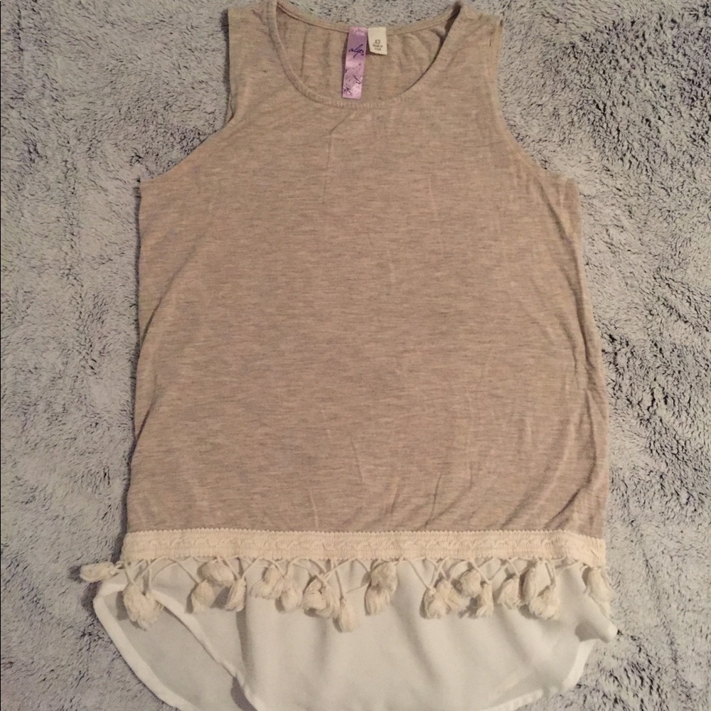 Adorable Tasseled Tank Top - XS